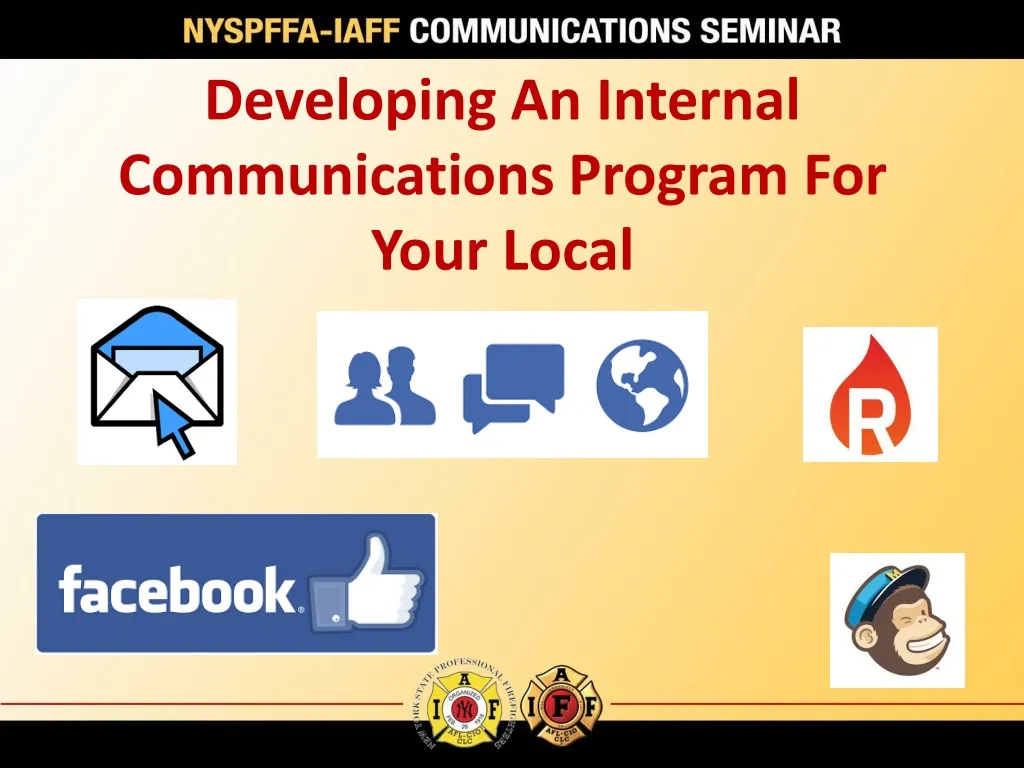 developing an internal communications program for your local