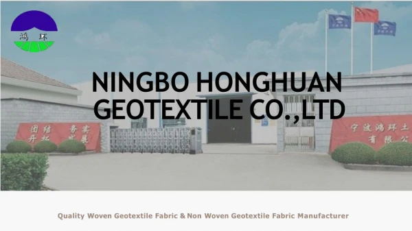 Buy High Strength Woven Geotextile