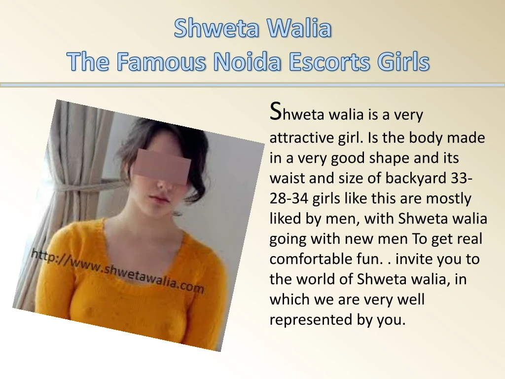 shweta walia the famous noida escorts girls
