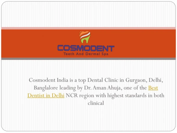 Why Cosmodent India is Best for Implants?