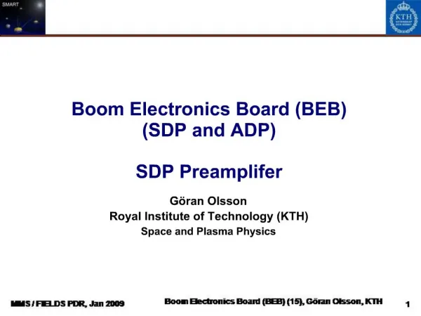 Boom Electronics Board BEB SDP and ADP SDP Preamplifer