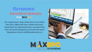 Data Entry Services Outsourcing - slide 1