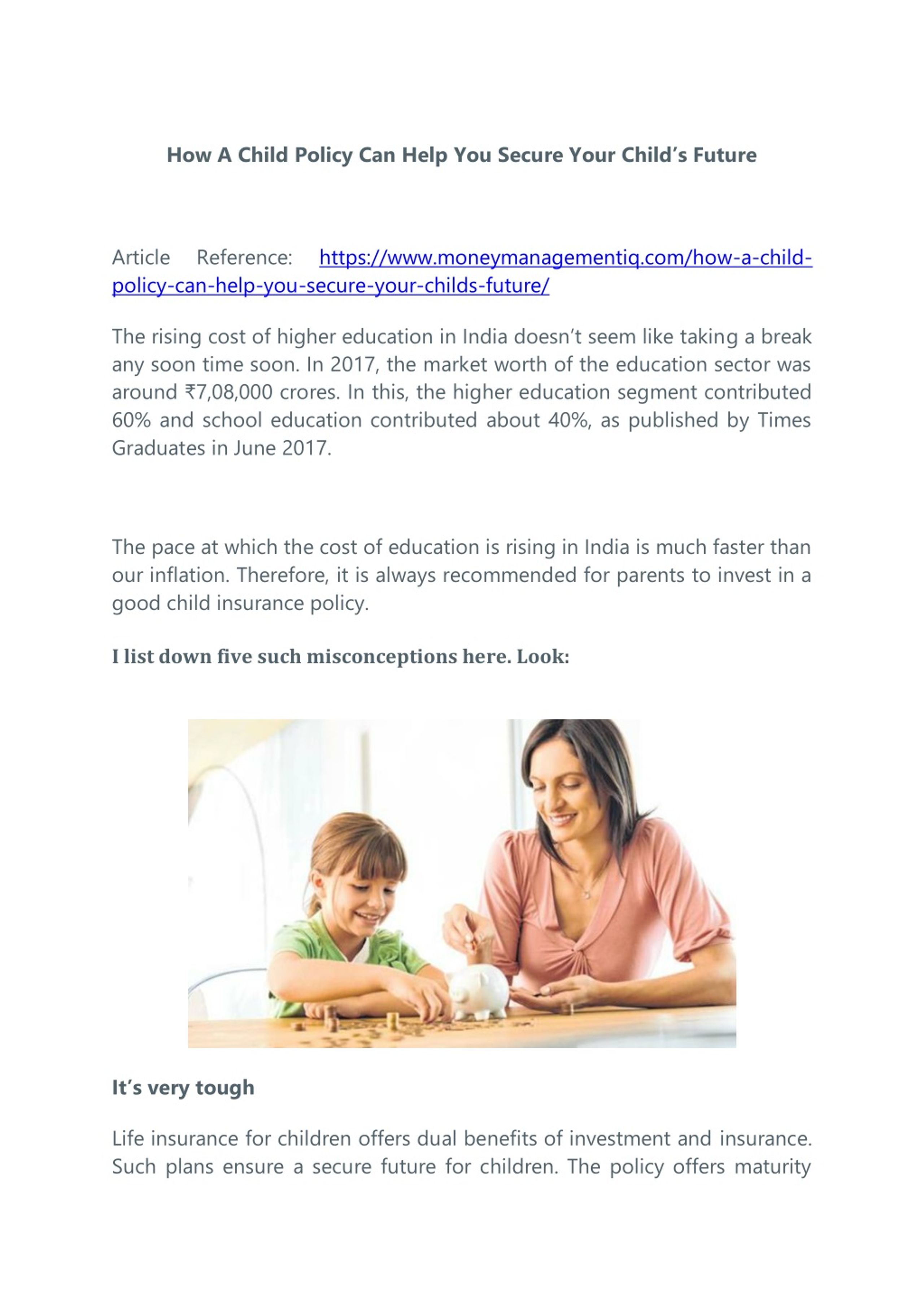 PPT - How A Child Policy Can Help You Secure Your Child’s Future ...