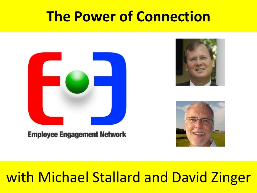 employee engagement connection webinar slides