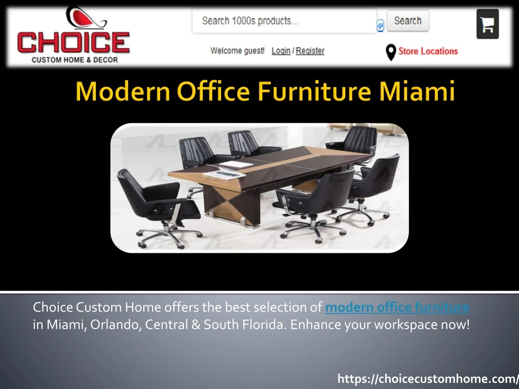 modern office furniture miami