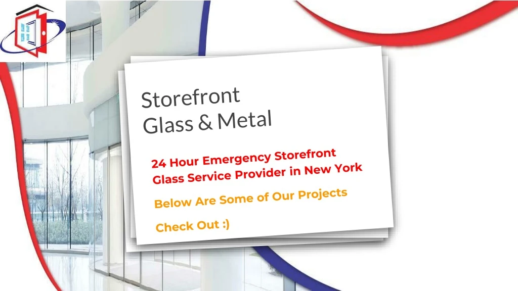 storefront glass metal