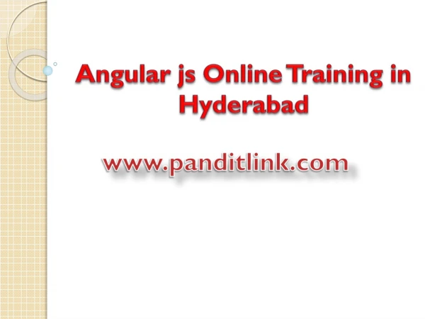 angularjs online training in hyderabad