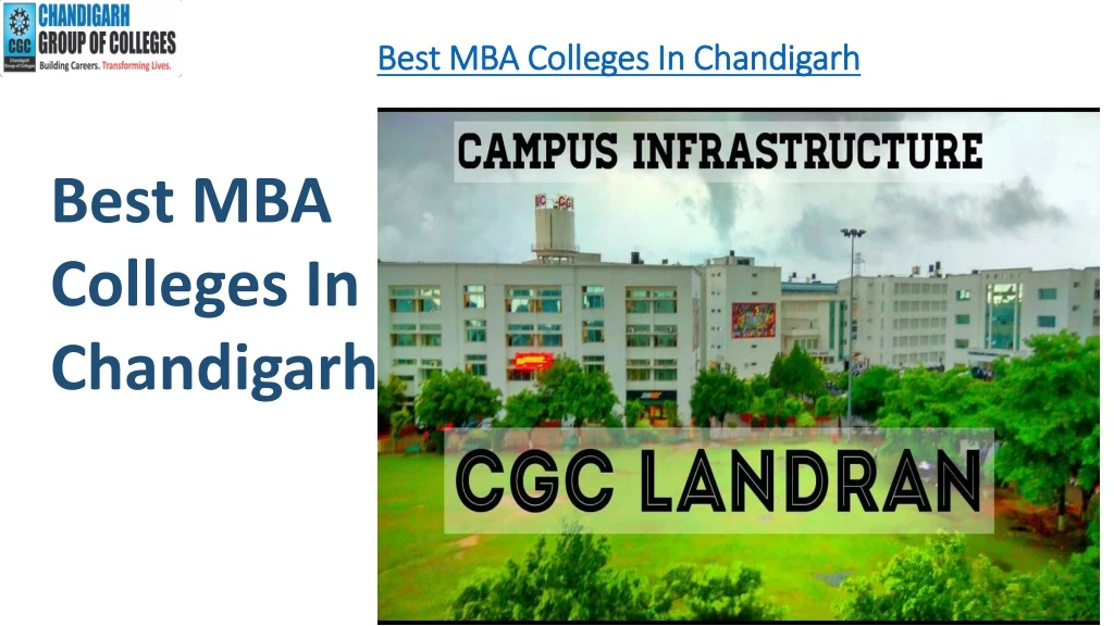 best mba colleges in chandigarh