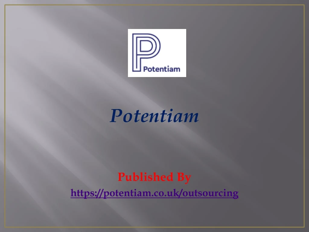 potentiam published by https potentiam co uk outsourcing