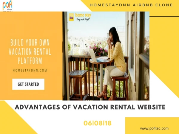 Advantages of owning vacation rental website-Airbnb clone HomestayDNN