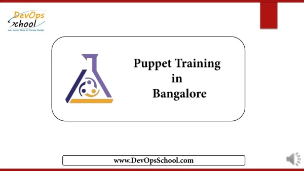 Puppet Online and Classroom Training in Bangalore by Skilled Trainer | DevOpsSchool