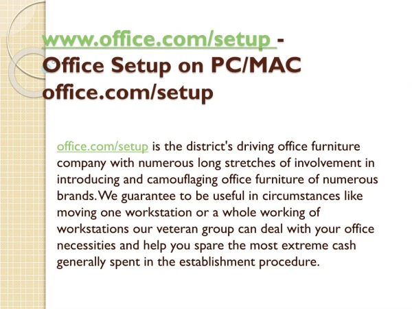 www office com setup office setup on pc mac office com setup