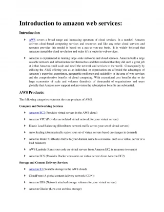 AWS Training in chennai - slide 1