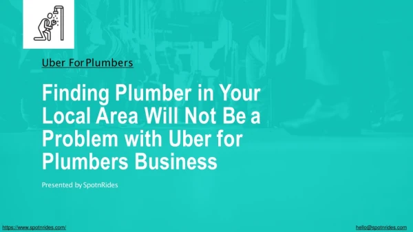 Launch Your Plumbing Business With Uber For Plumbers App
