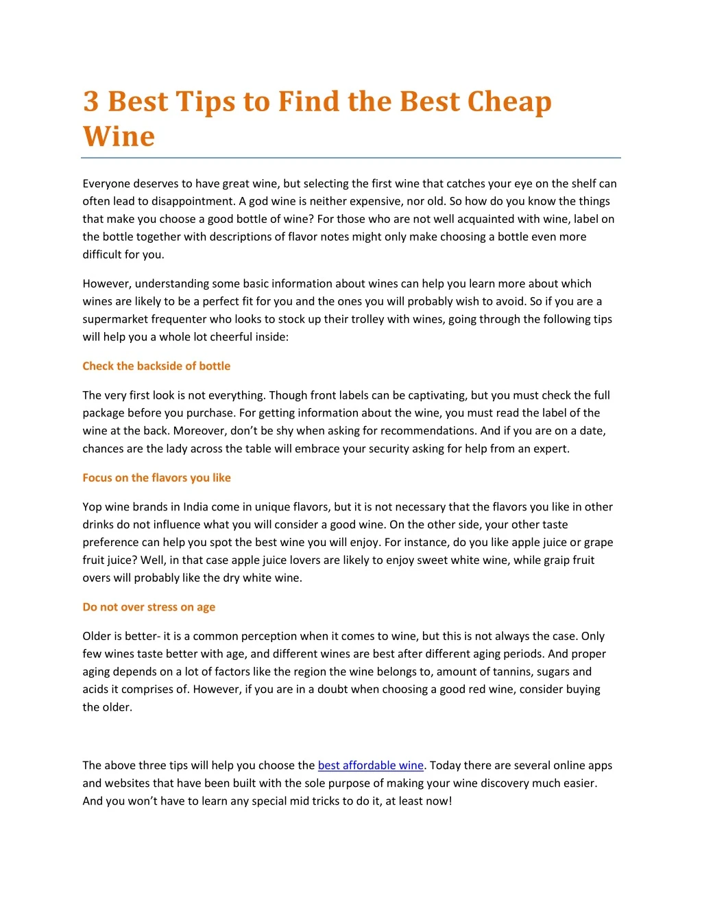 3 best tips to find the best cheap wine