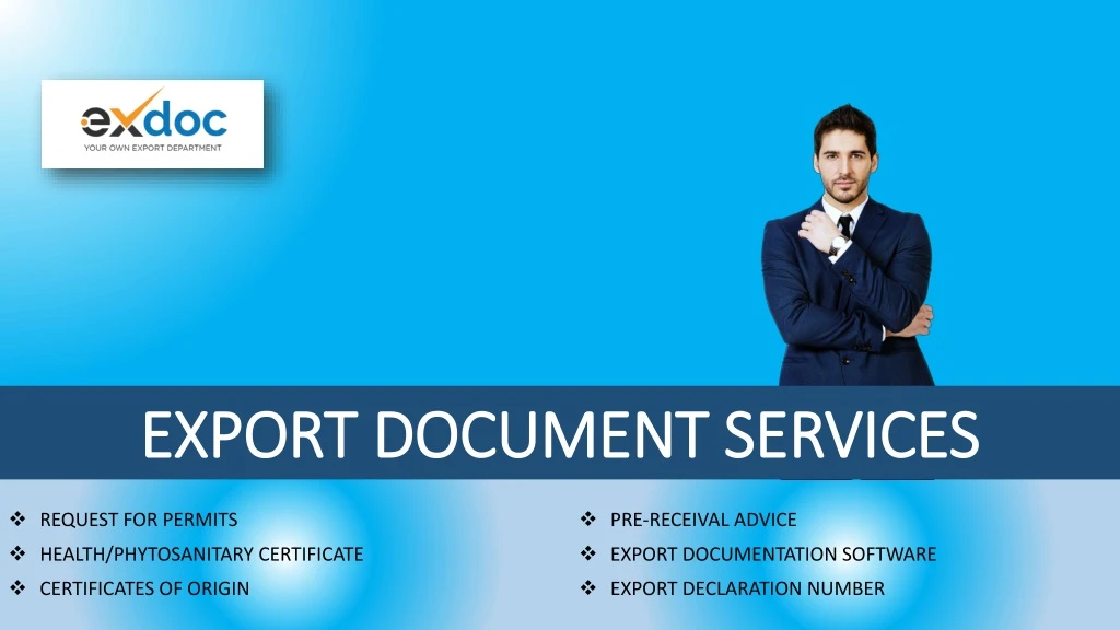 export document services