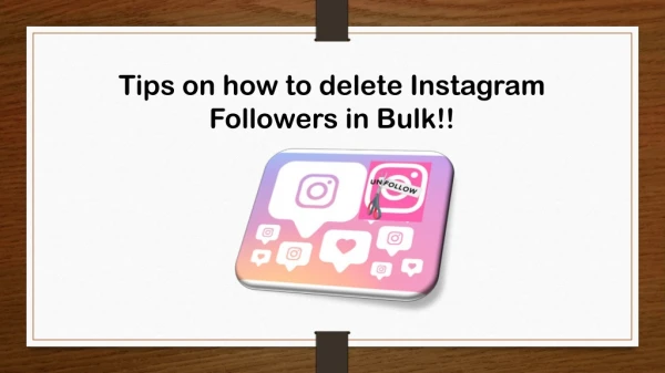 Delete Instagram Followers in Bulk