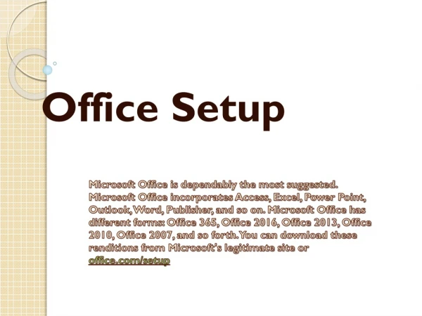 Office.com/setup – Activate & Download Office Antivirus