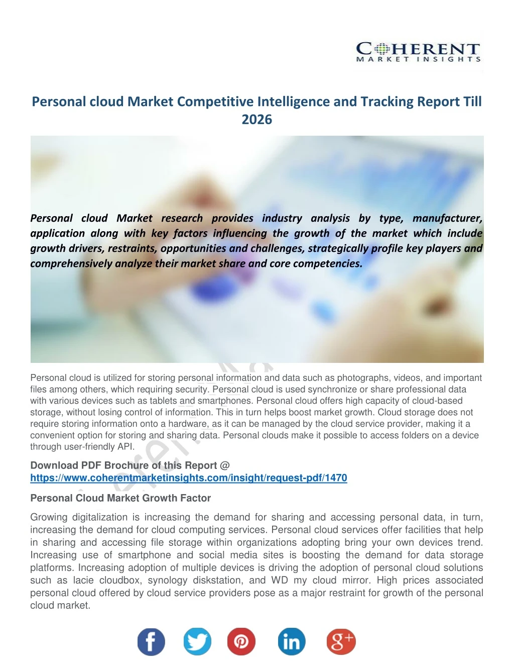 personal cloud market competitive intelligence