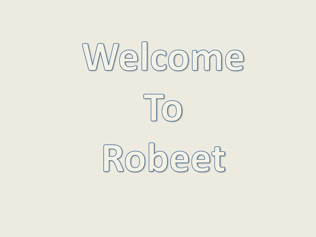 welcome to robeet