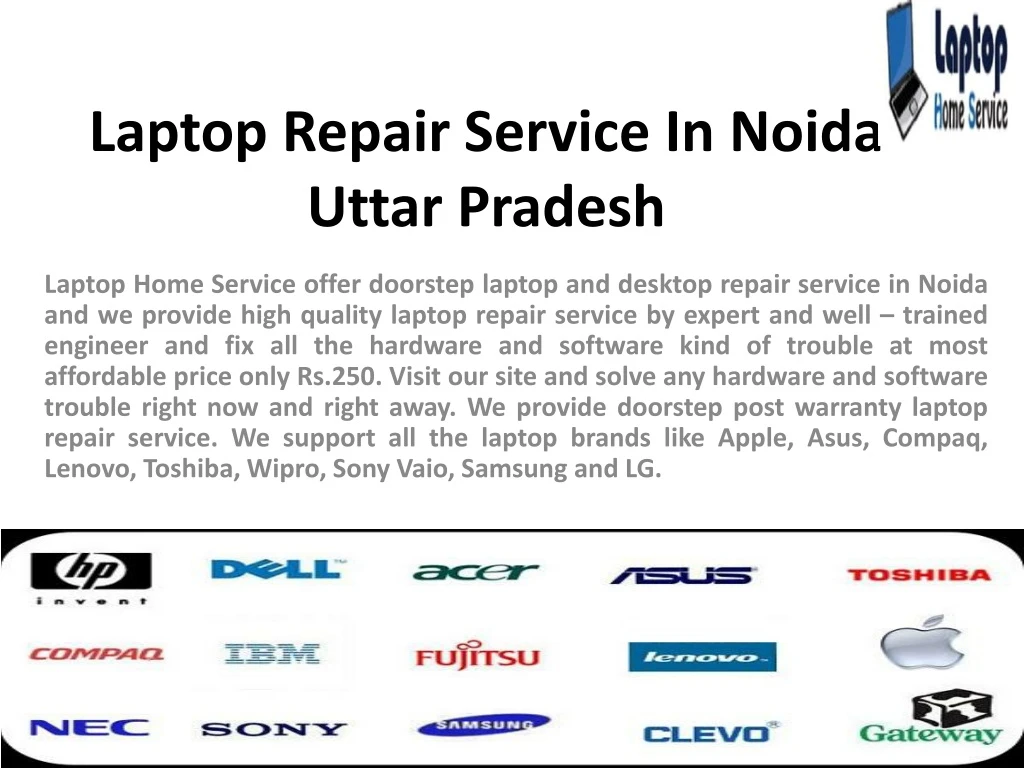 laptop repair service in noida uttar pradesh