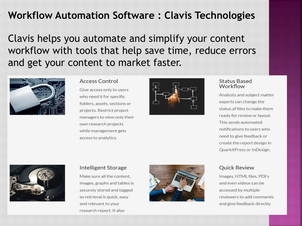 workflow automation software clavis technologies