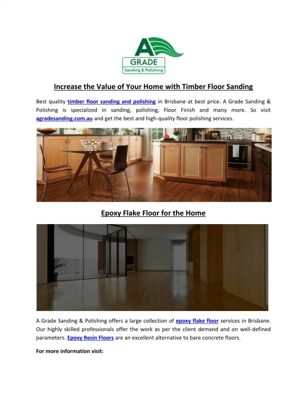 Increase the Value of Your Home with Timber Floor Sanding