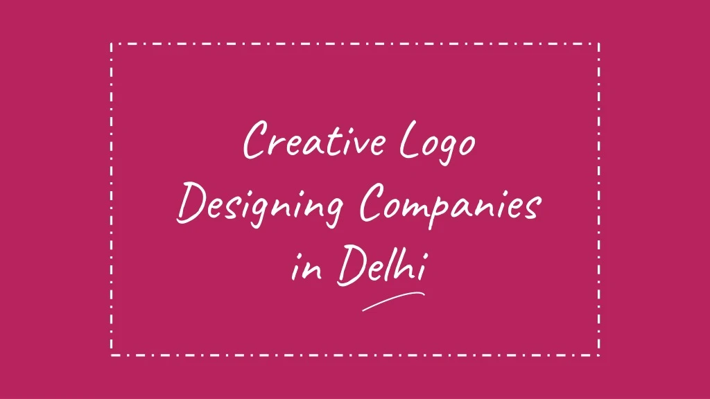 creative logo designing companies in delhi