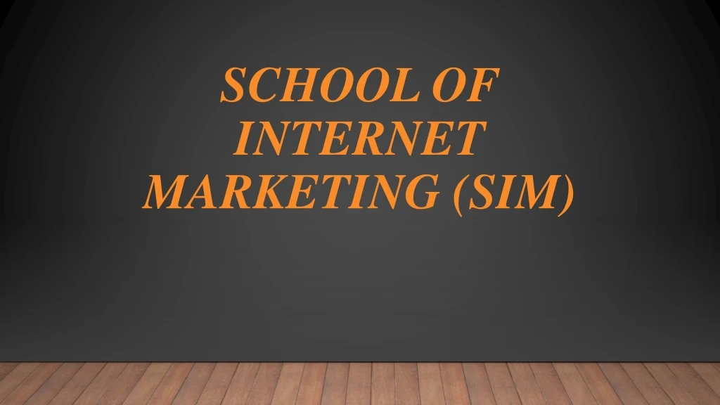school of internet marketing sim