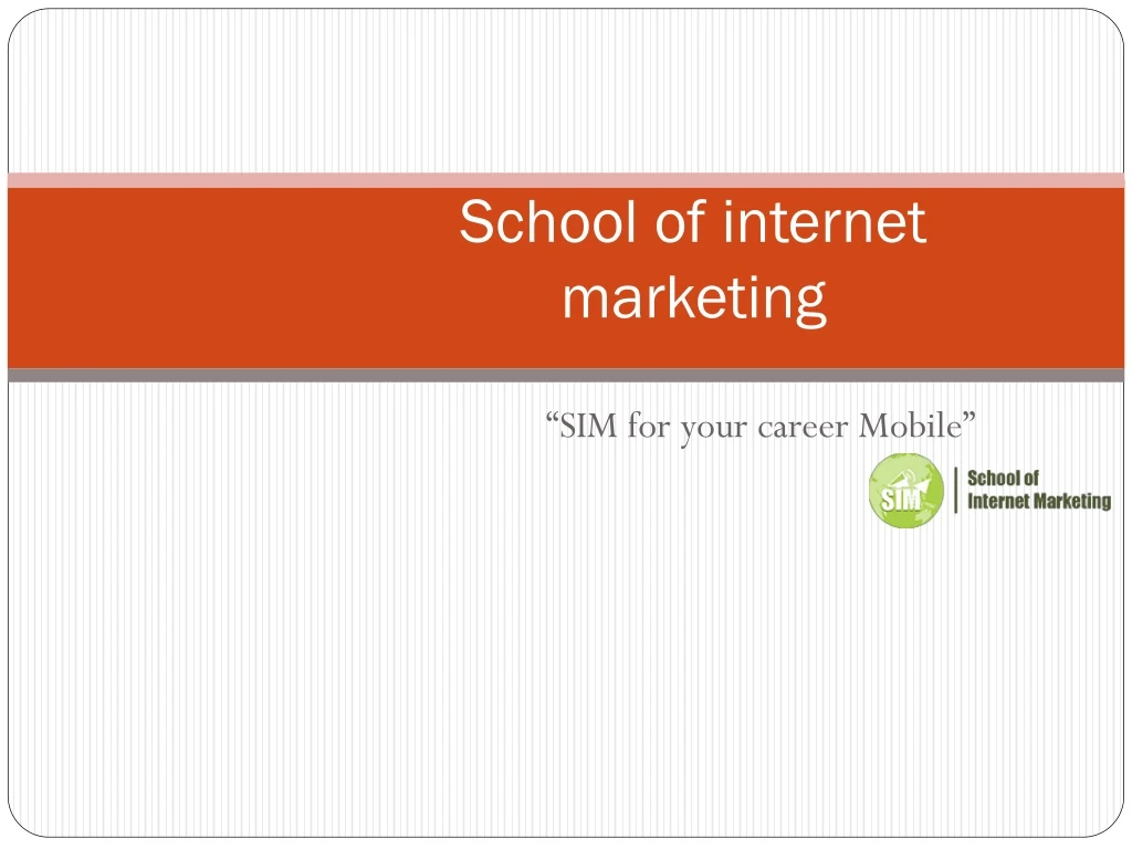 school of internet marketing