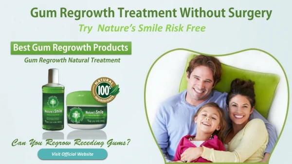 Gum Regrowth Treatment Without Surgery