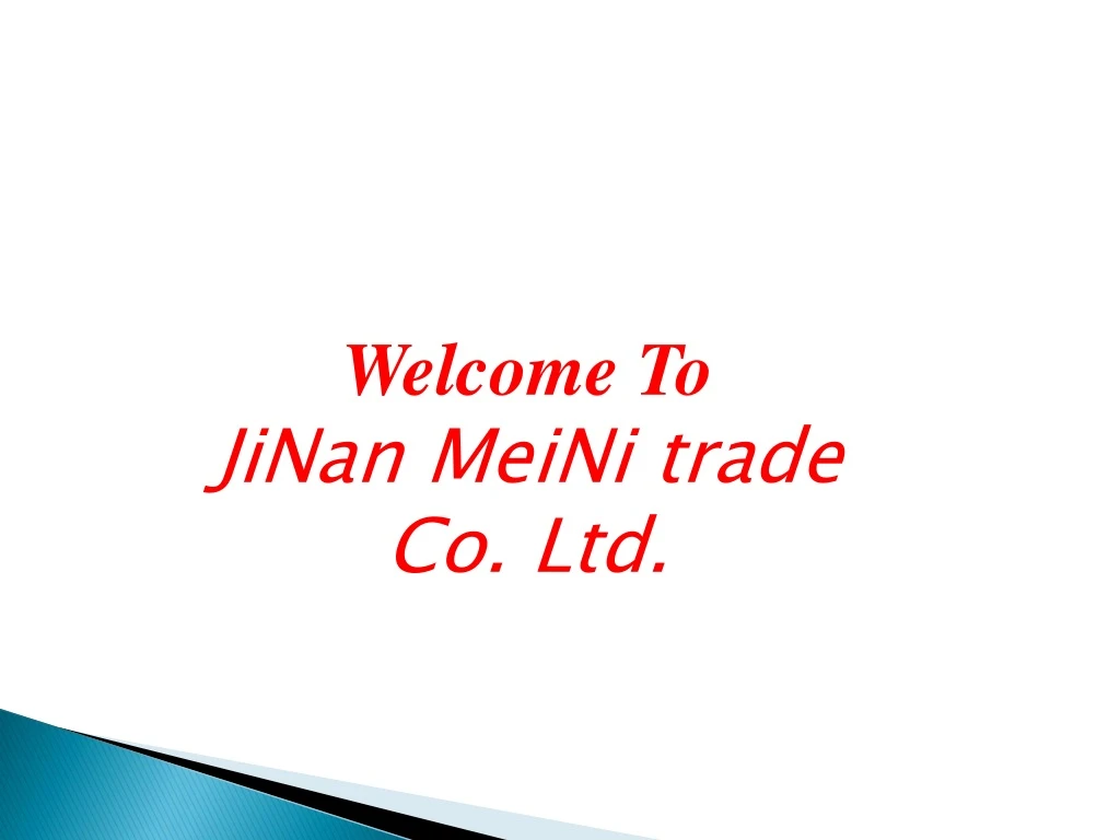 welcome to jinan meini trade co ltd