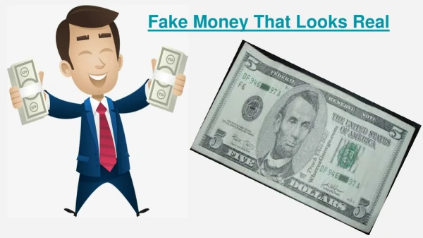 High Quality Counterfeit Fake Money That Looks Real