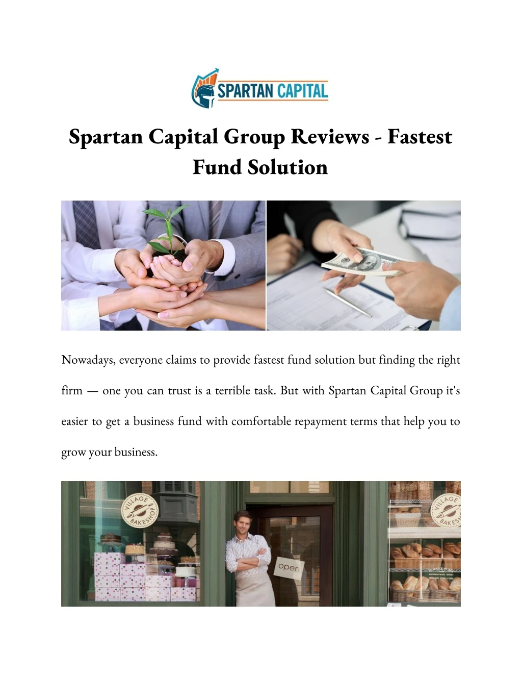 spartan capital group reviews fastest fund