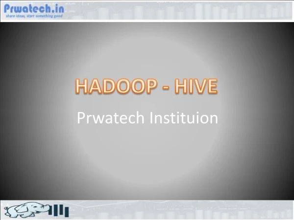 Process of Hive in HDFS