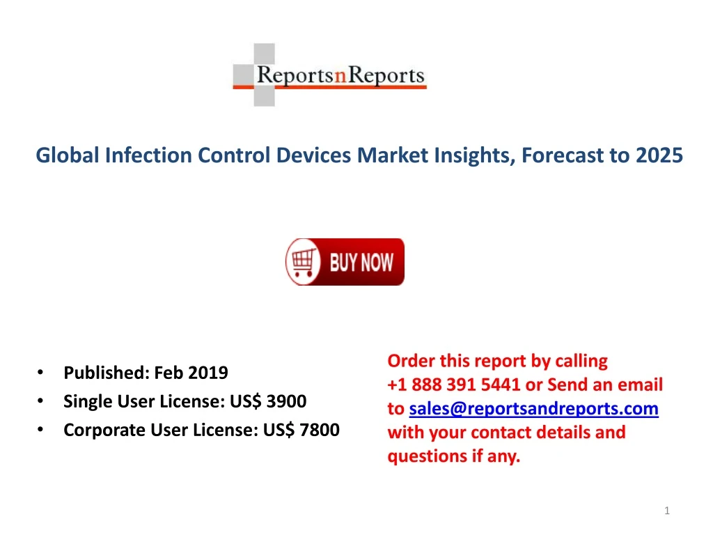 global infection control devices market insights