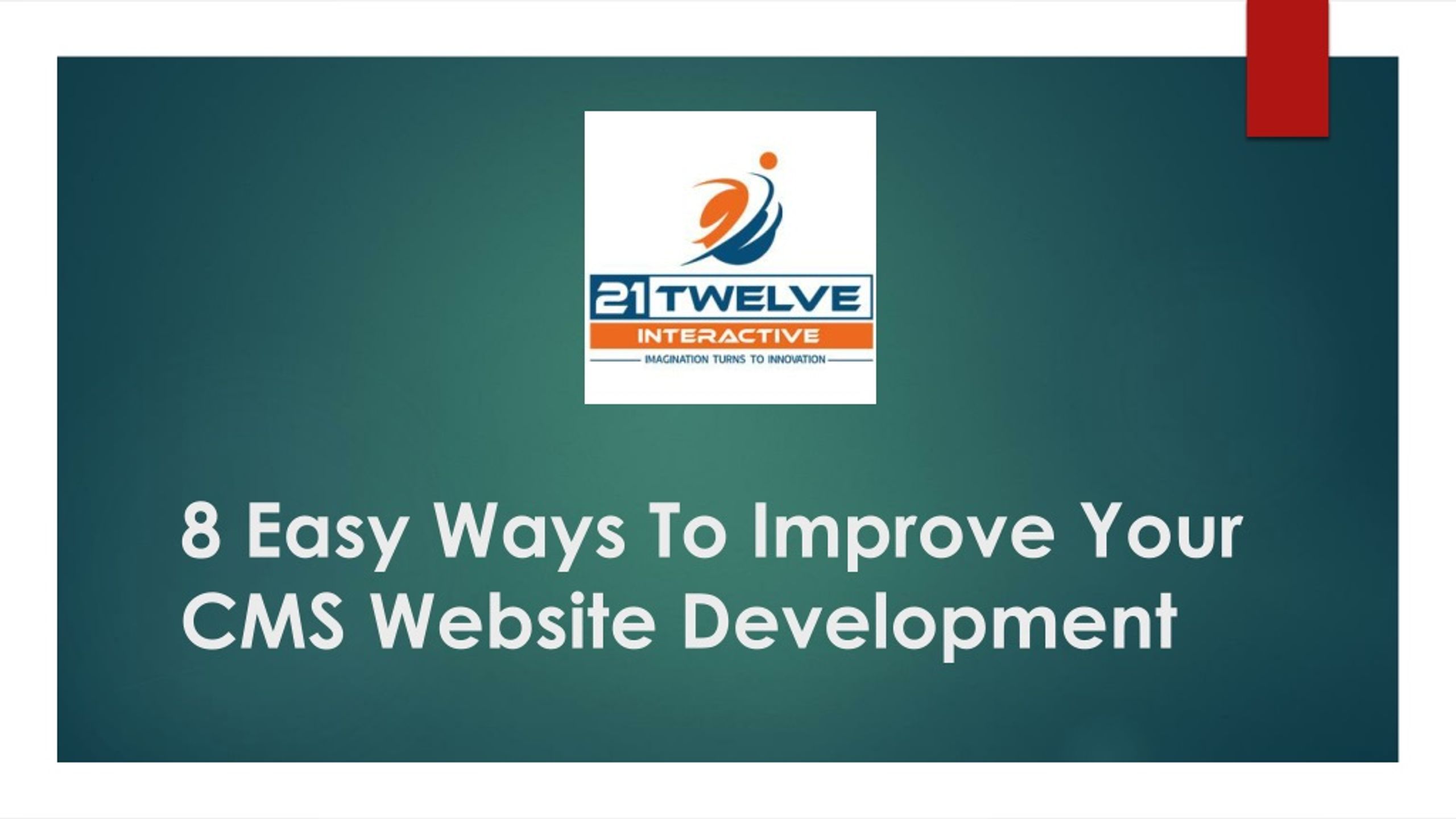 PPT - 8 Easy Ways To Improve Your CMS Website Development PowerPoint ...
