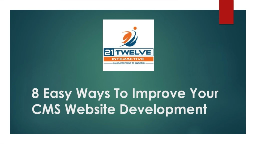 8 easy ways to improve your cms website development