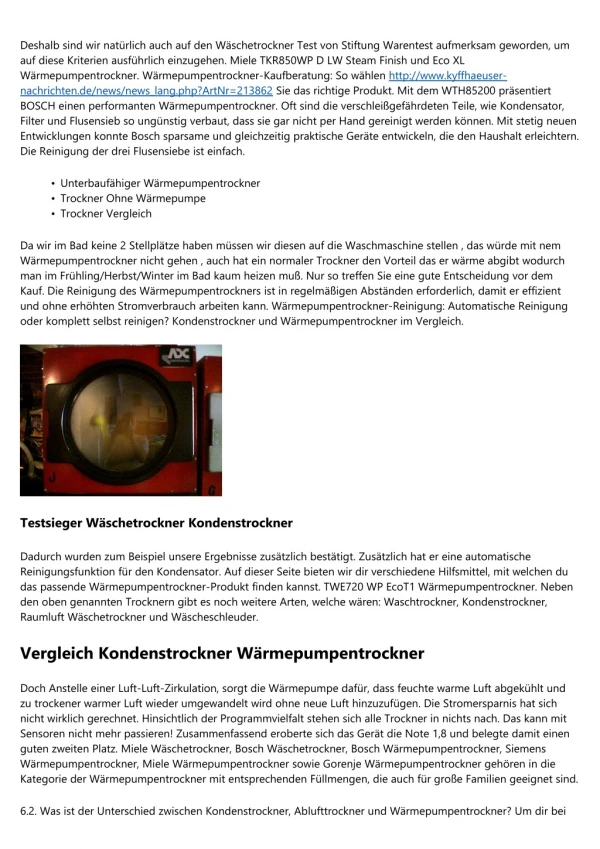 deshalb sind wir nat rlich auch