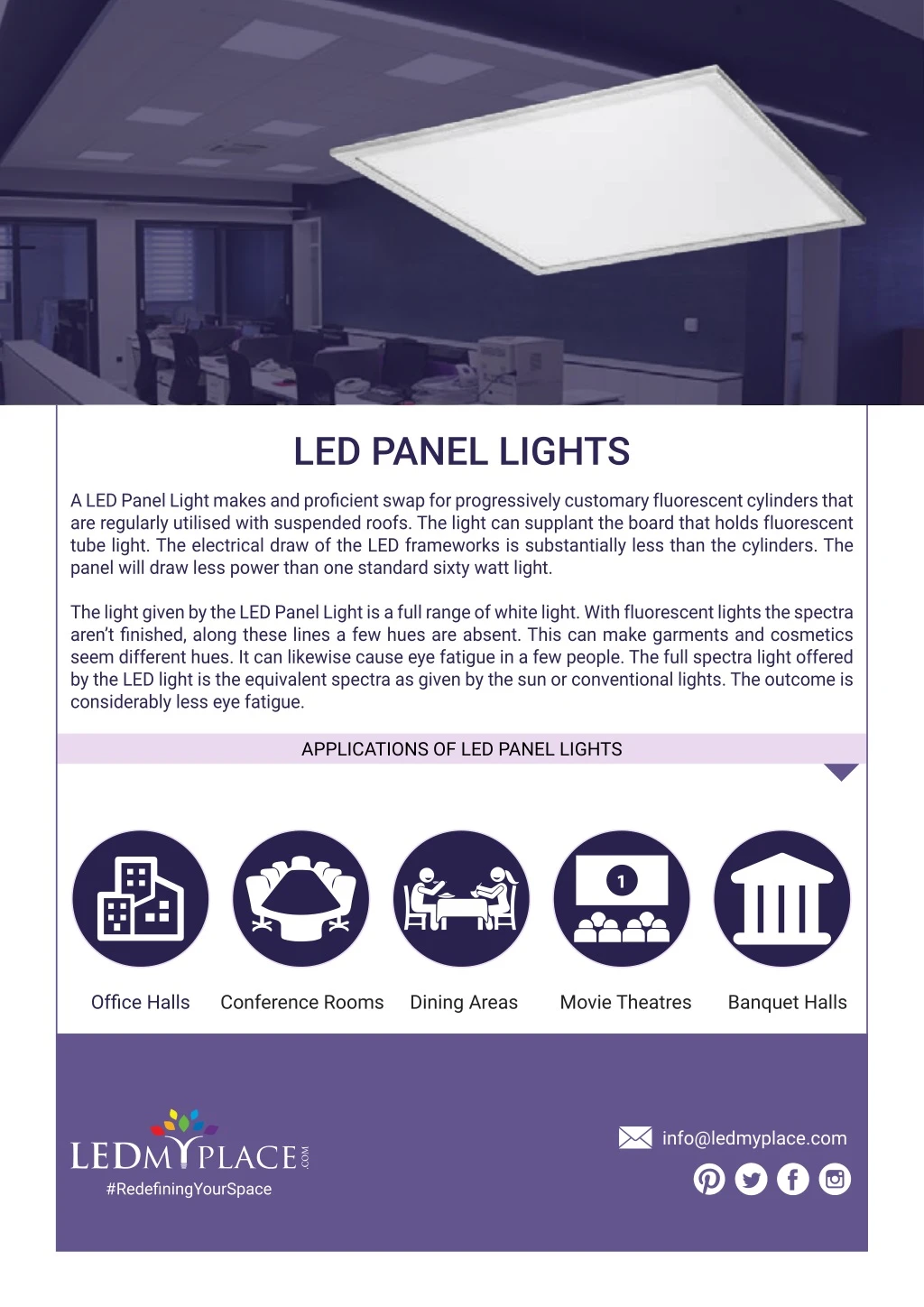 led panel lights