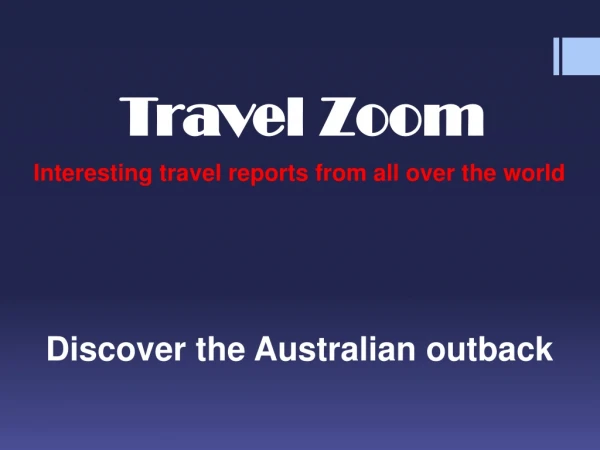 Discover the Australian outback