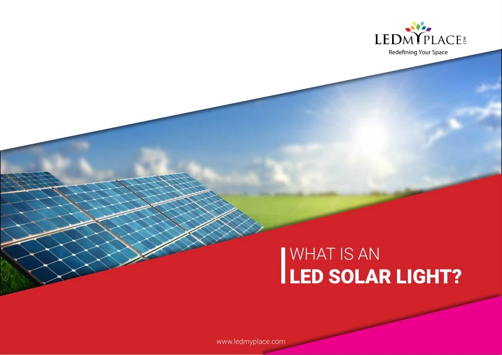 what is an led solar light