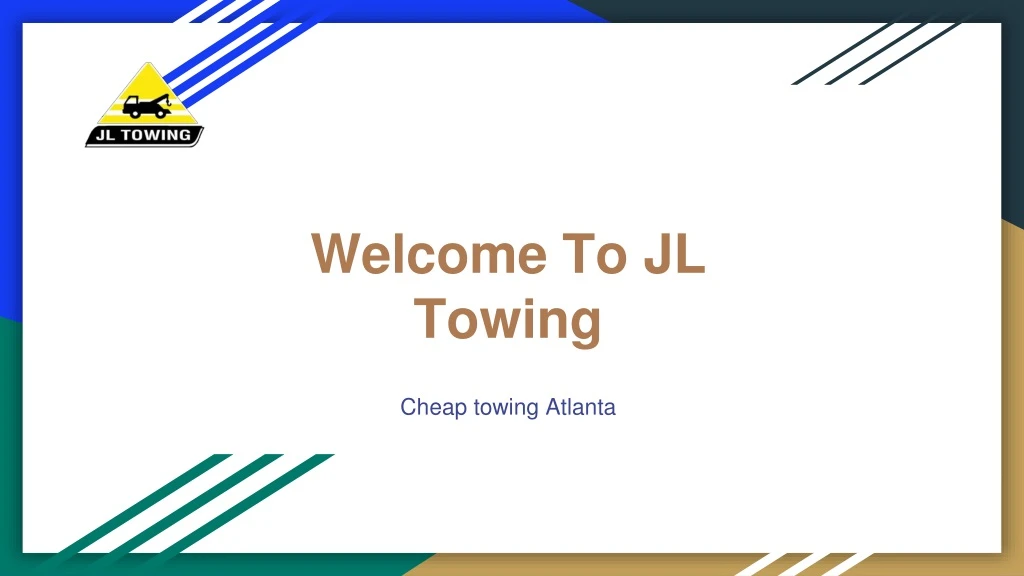 welcome to jl towing