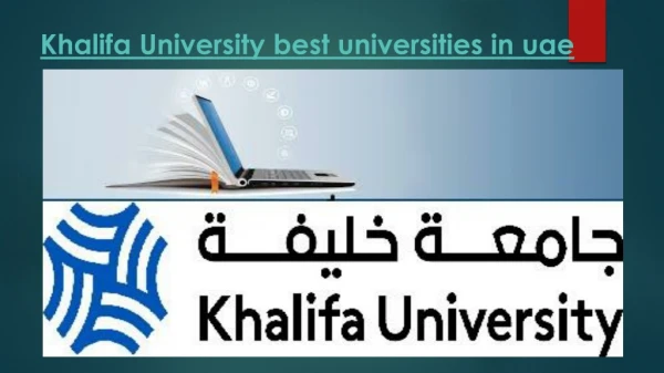 best universities in uae