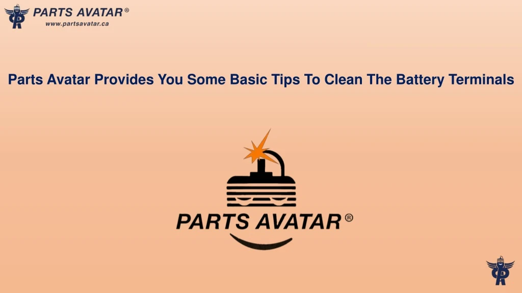 parts avatar provides you some basic tips