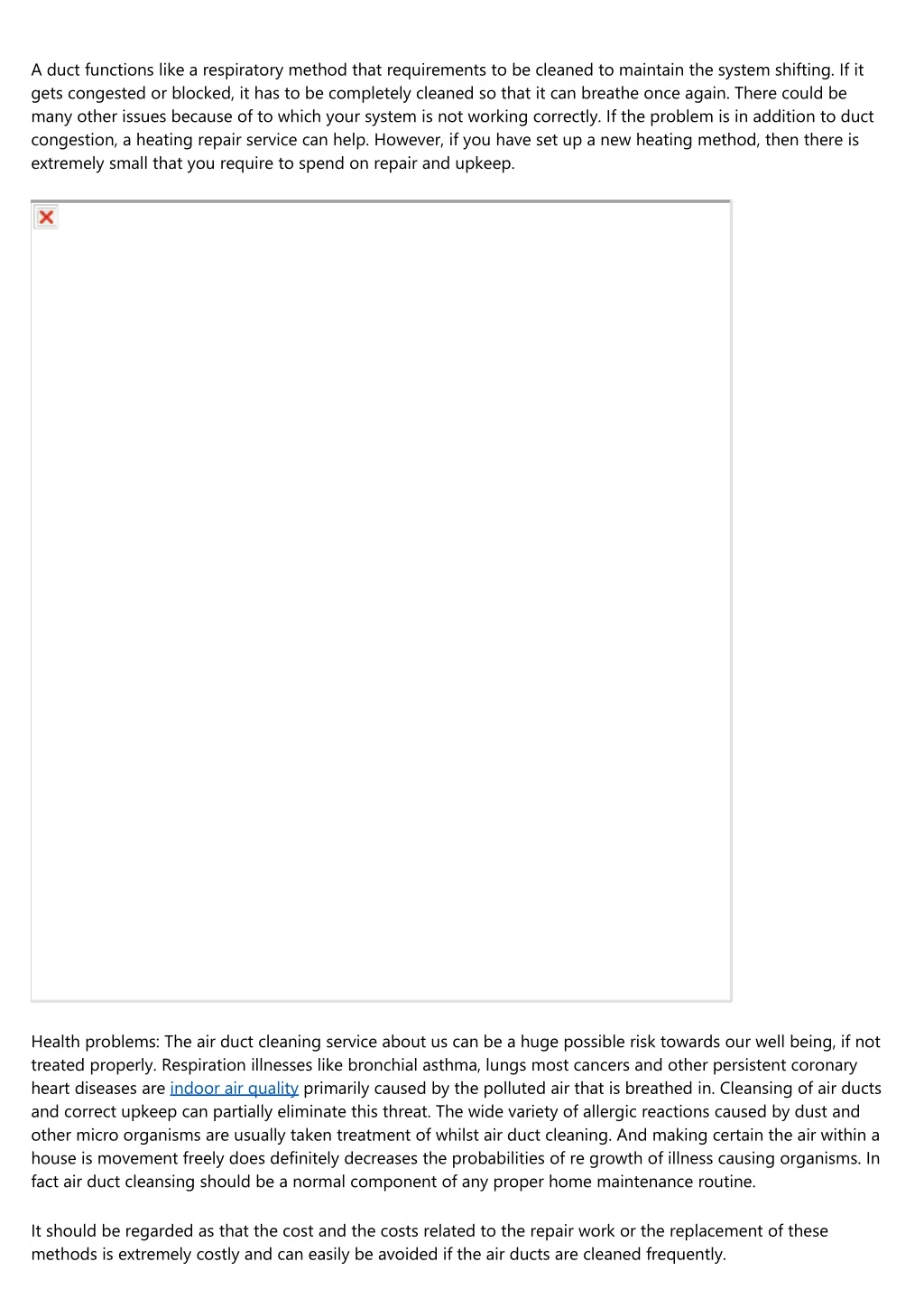 a duct functions like a respiratory method that