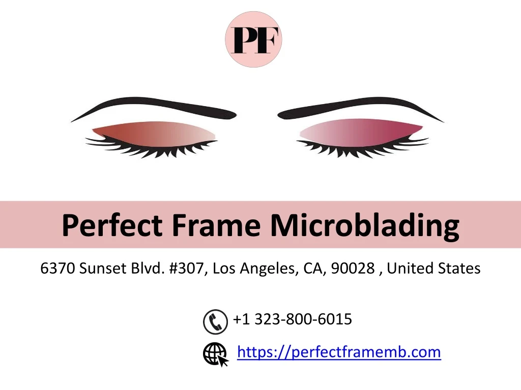 perfect frame microblading