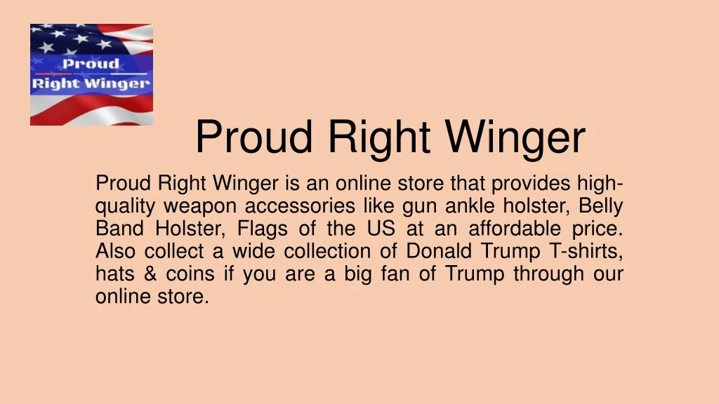 proud right winger