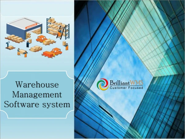 Advance warehouse management system, WMS software for your warehouse