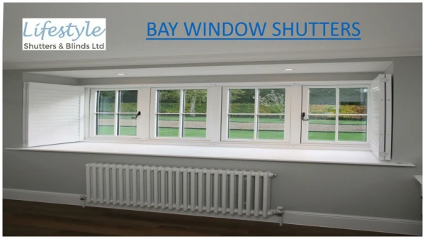 Bay Window Shutters in Essex